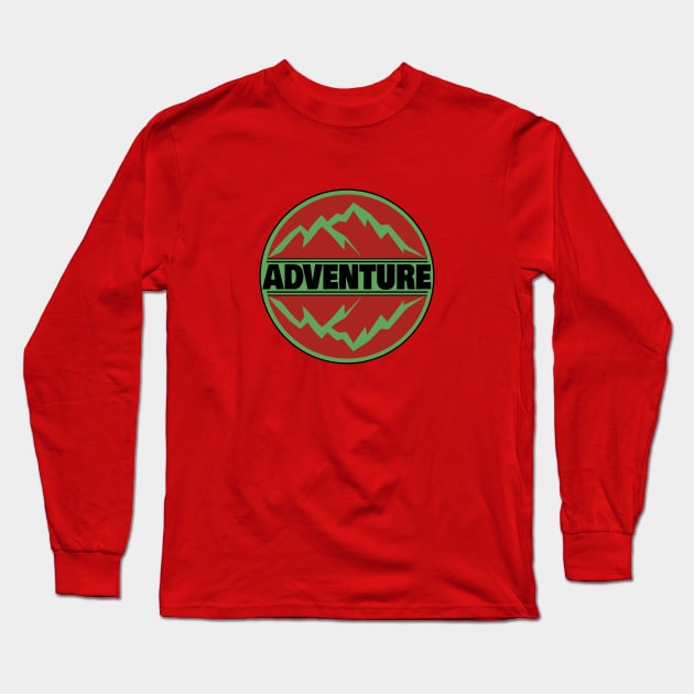 Adventure Wanderlust Go Explore Wilderness Long Sleeve T-Shirt by ChrisWilson